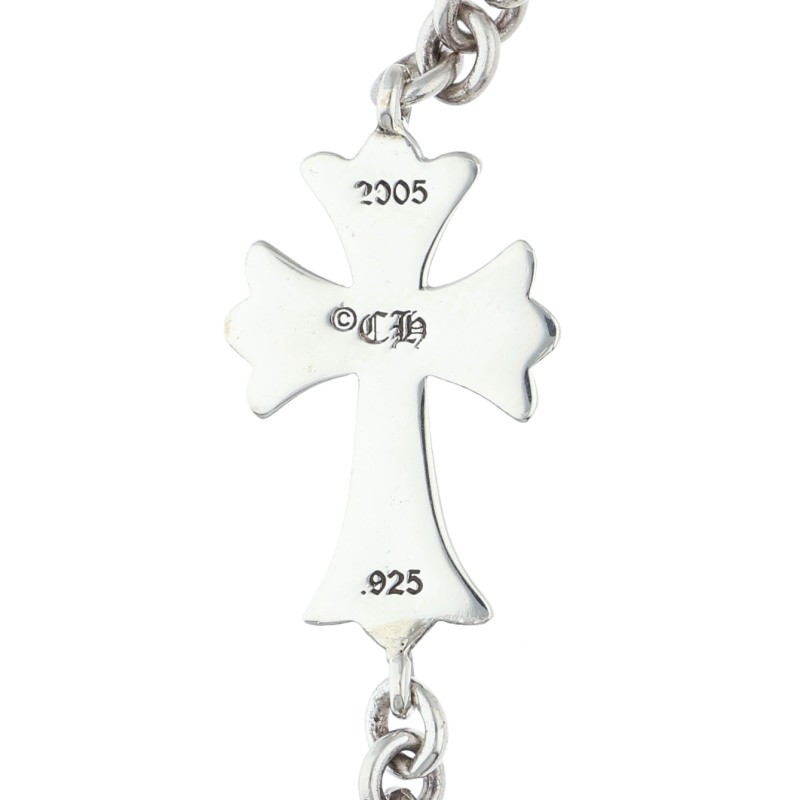 Chrome Hearts シルバーブレスレット CHN TNY CH CRS/タイニーCHクロスチェーン