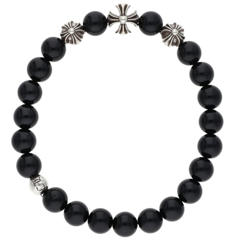 Chrome Hearts BEAD8mmオニキスビーズブレスレット 8mm BEAD/8mmビーズブレス