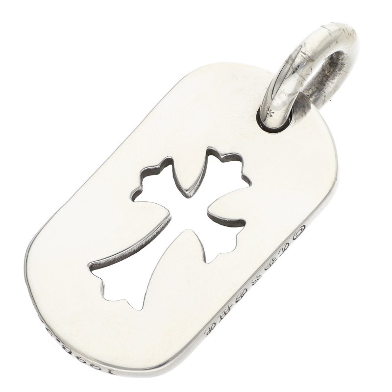Chrome Hearts アフターPAVEダイヤネックレストップ SMALL DOGTAG P/D/A スモールドッグタグ