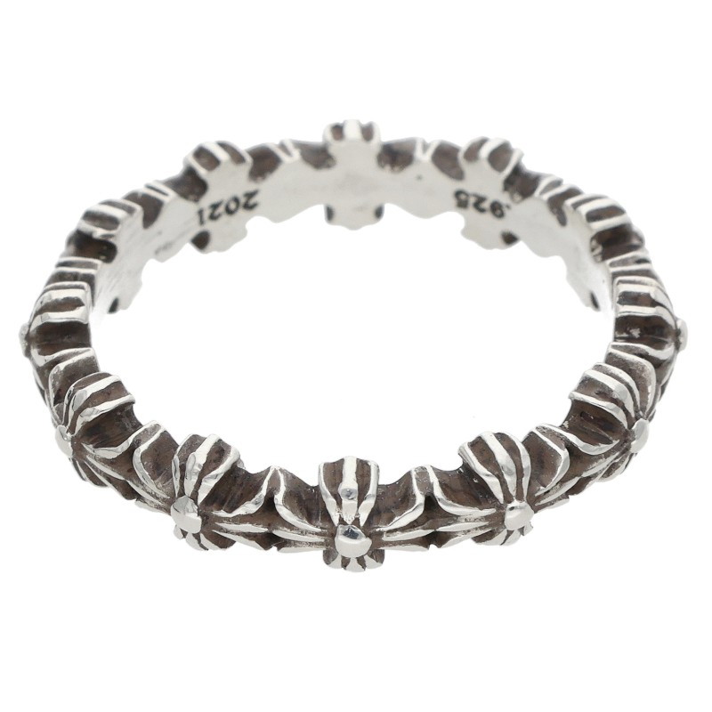 Chrome Hearts シルバーリング TINY E CH PLS BAND タイニーECHプラスバンド