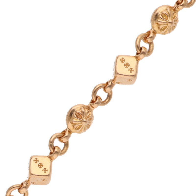 CHROME HEARTS クロムハーツ ベビーIDフローラルクロスブレスレット