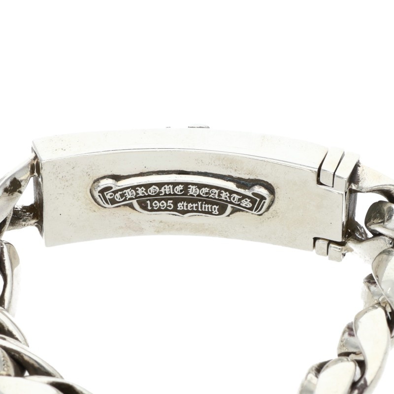 CHROME HEARTS クロムハーツ ベビーIDフローラルクロスブレスレット