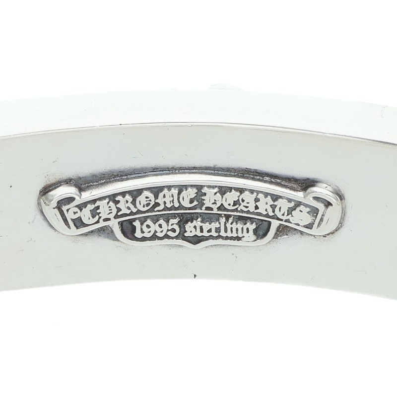 CHROME HEARTS クロムハーツ ベビーIDフローラルクロスブレスレット