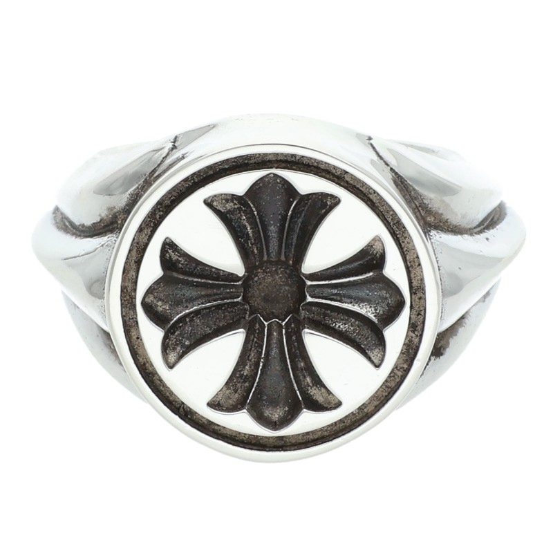CHROME HEARTS クロムハーツ SEAL STAMP CH PLS シールスタンプCHプラス シルバーリング Chrome Hearts 銀環SEAL STAMP CH PLS/印章印記CH加– クロムハーツアト