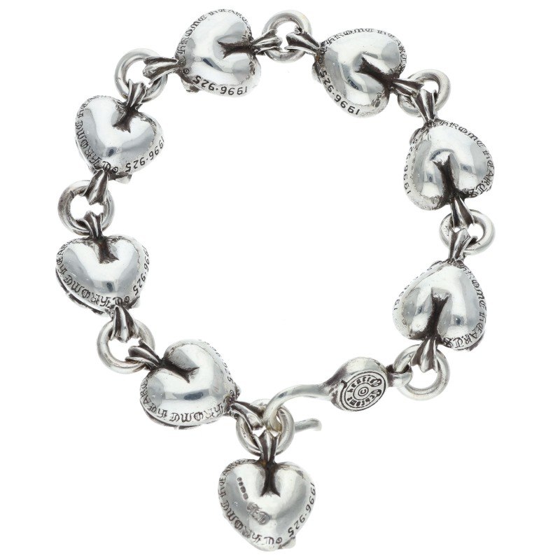 【匿名送料込み】Chrome Hearts シルバー チェーンブレスレット V CHROME HEARTS クロムハーツベビーIDフローラルクロスブレスレット