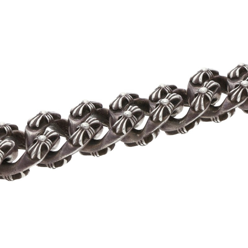 CHROME HEARTS クロムハーツベビーIDフローラルクロスブレスレット