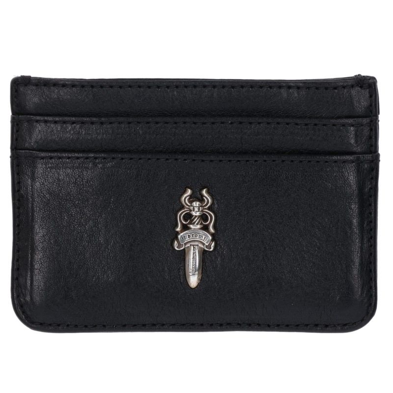 Chrome Hearts レザーカードケース DBL SIDE DGGR/ダブルサイド
