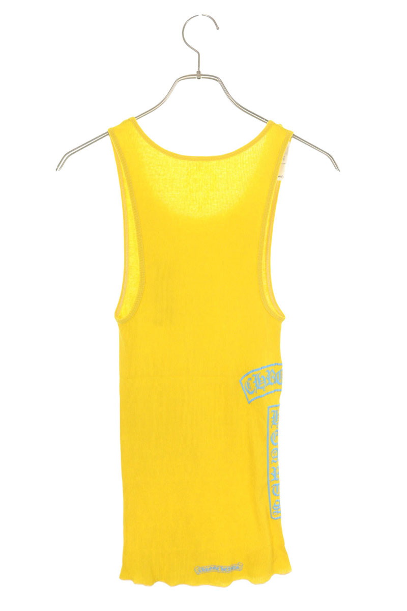 Chrome Hearts Tバーロゴプリントタンクトップ RIB TANK