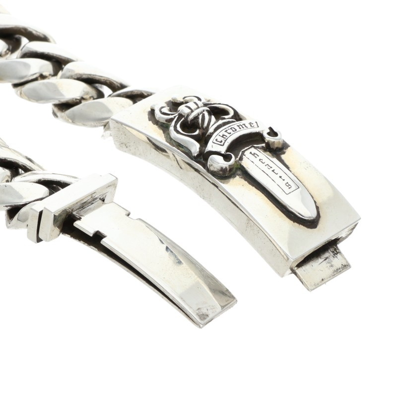 CHROME HEARTS クロムハーツ ベビーIDフローラルクロスブレスレット