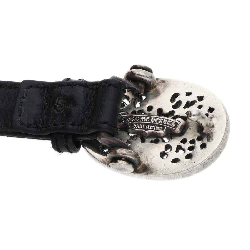 CHROME HEARTS クロムハーツベビーIDフローラルクロスブレスレット
