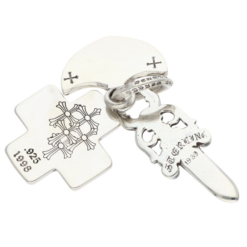 CHROME HEARTS クロムハーツ スタック BSフレアチャーム｜925シルバー