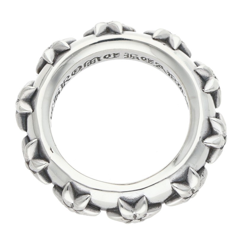 Chrome Hearts シルバーリング STAR BAND/スターバンド