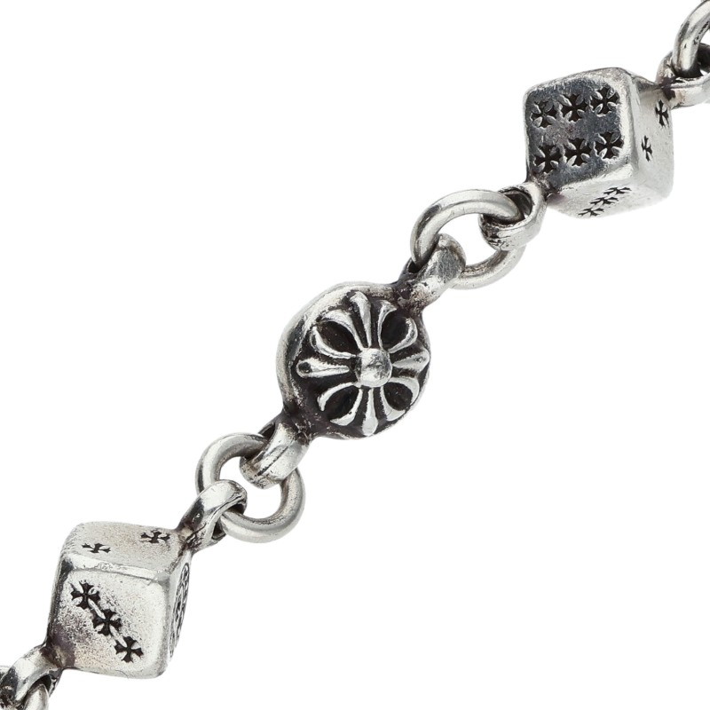 Chrome Hearts シルバーブレスレット DICE NO1 CRSBL/ダイスクロスボール