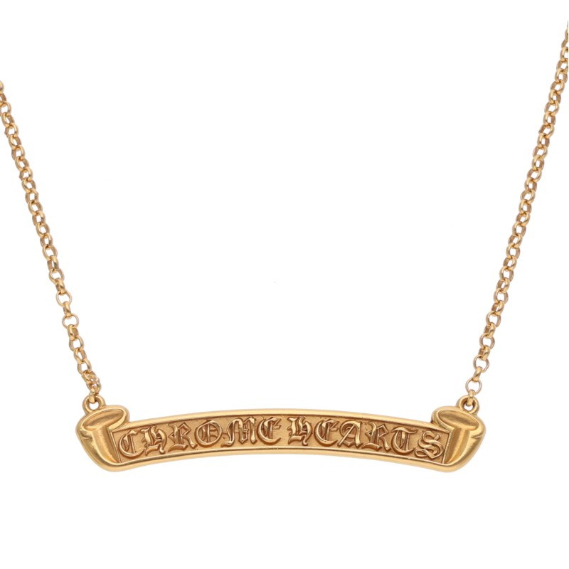 Chrome Hearts クロムハーツサークルクロスツインクロスネックレス