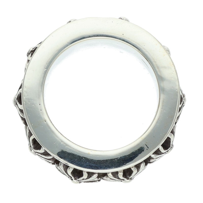 Chrome Hearts シルバーリング RING SPINNER CH X/スピナーCH X