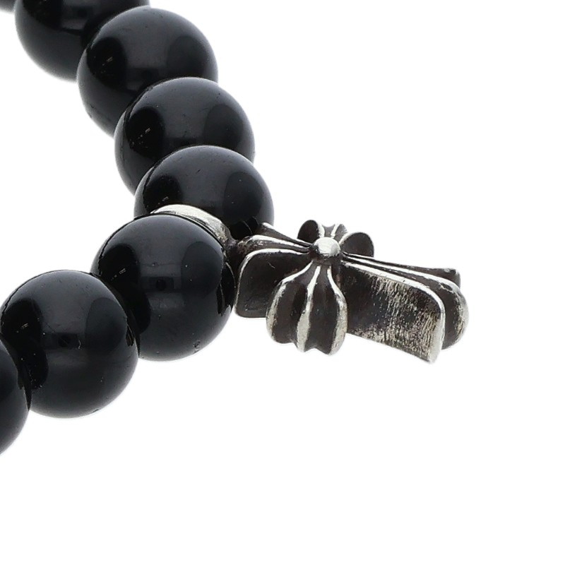 Chrome Hearts BEAD Stack CH Cross Bracelet 6mm BEAD/6mm Bead