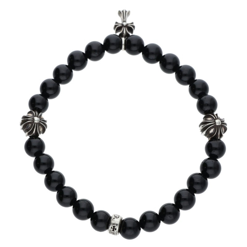 クロムハーツ　ビーズ　Bead12 ブレスレット Chrome Hearts BEAD Stack CH Cross Bracelet 6mm BEAD/6mm Bead