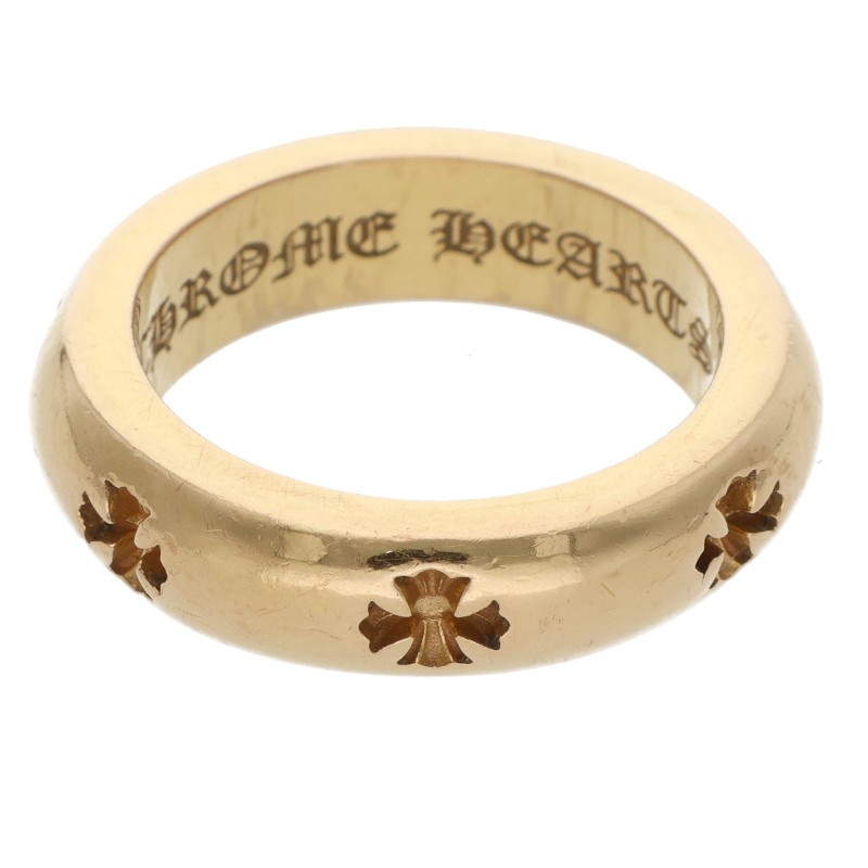 Chrome Hearts ゴールドリング  NEGATIVE CH PLUS/ネガティブCHプラス