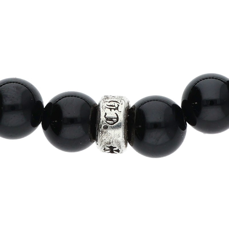 Chrome Hearts BEAD Stack CH Cross Bracelet 6mm BEAD/6mm Bead