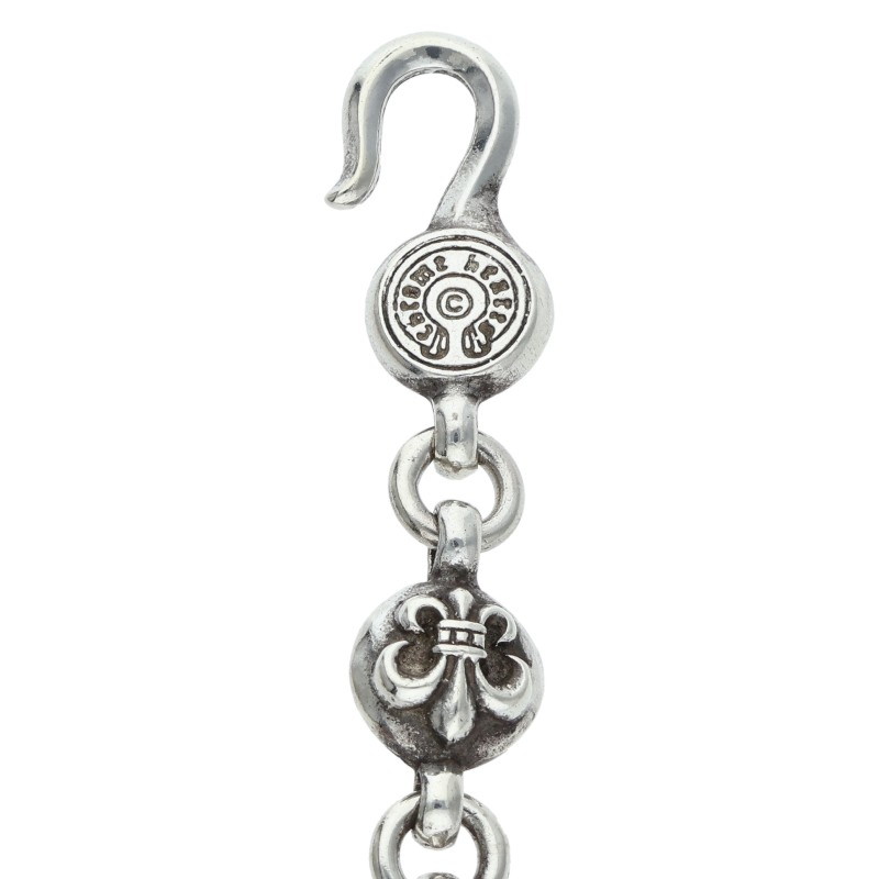 Chrome Hearts シルバーネックレス #1 BS FLUERBL CHN BS FLUER BS