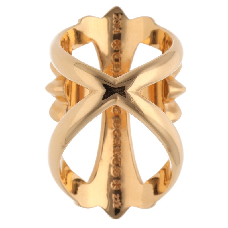Chrome Hearts ゴールドリング 22K INFINITY CH CRS/インフィニティCHクロス