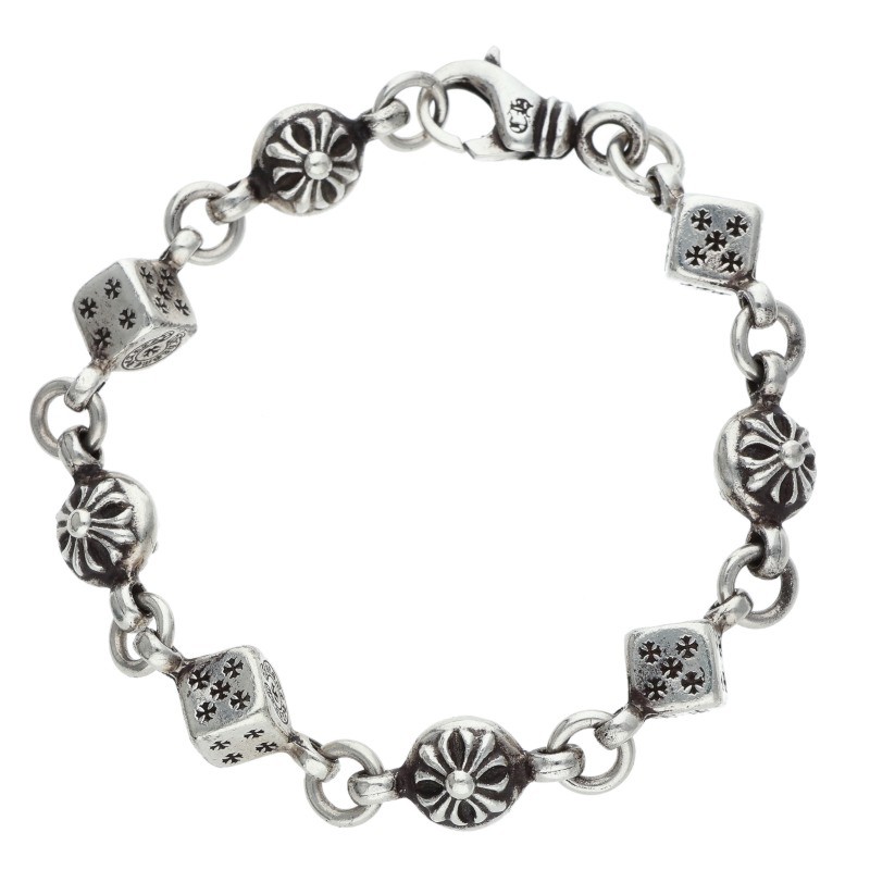 Chrome Hearts シルバーブレスレット DICE NO1 CRSBL/ダイスクロスボール