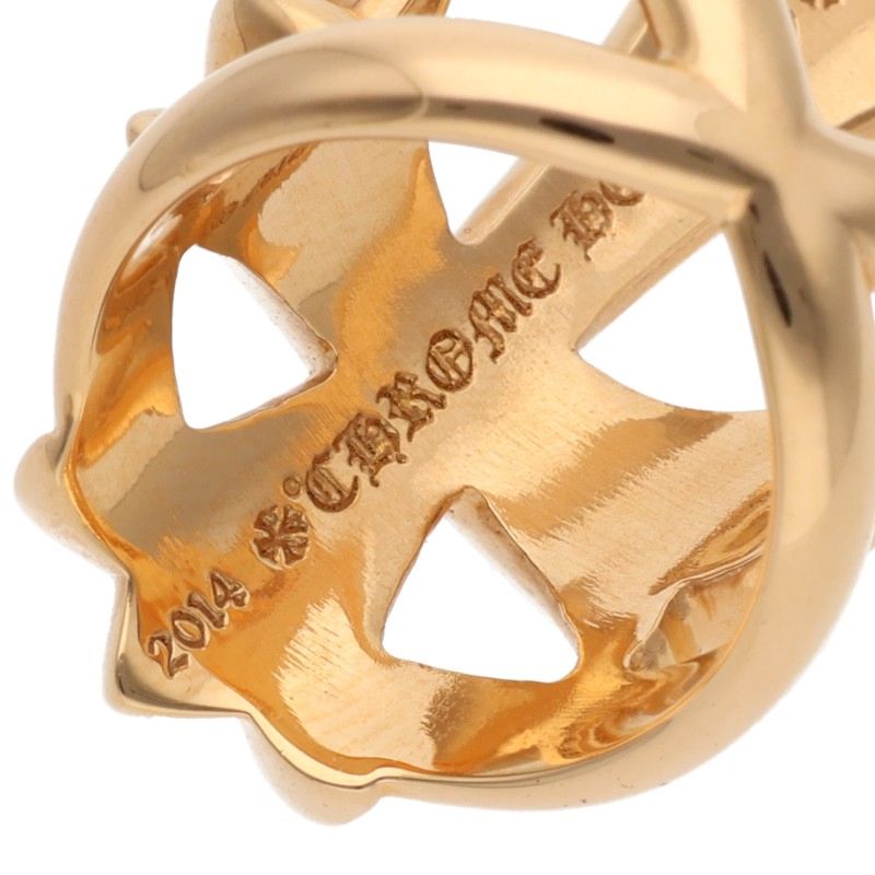 Chrome Hearts ゴールドリング 22K INFINITY CH CRS/インフィニティCHクロス