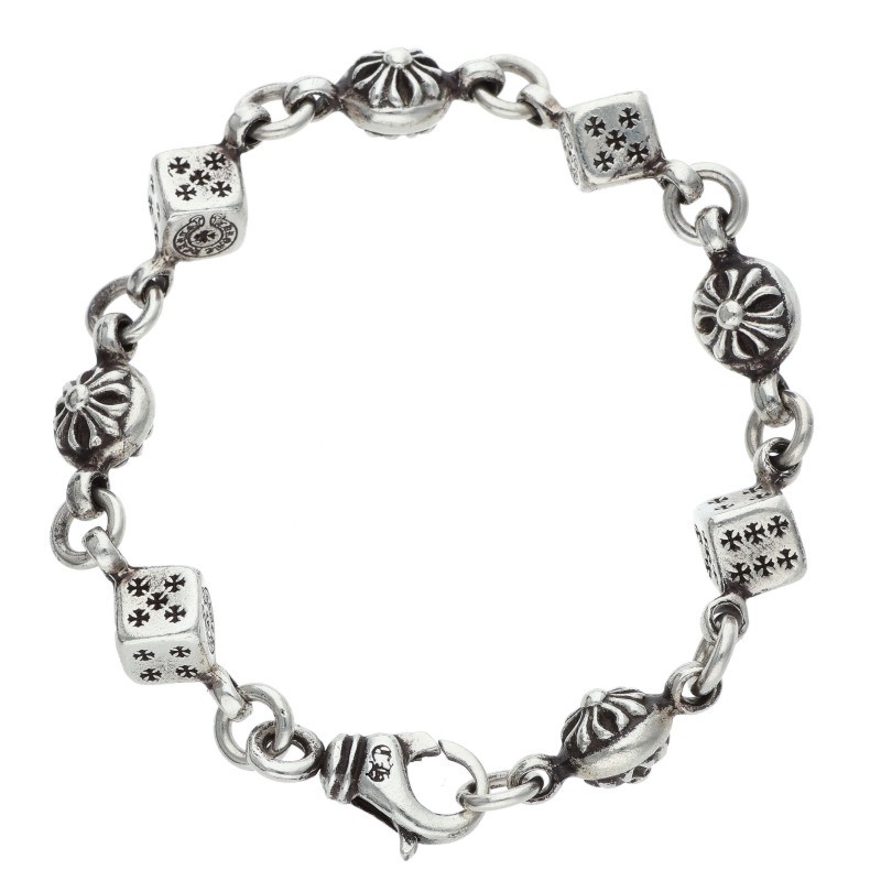 Chrome Hearts シルバーブレスレット DICE NO1 CRSBL/ダイスクロスボール