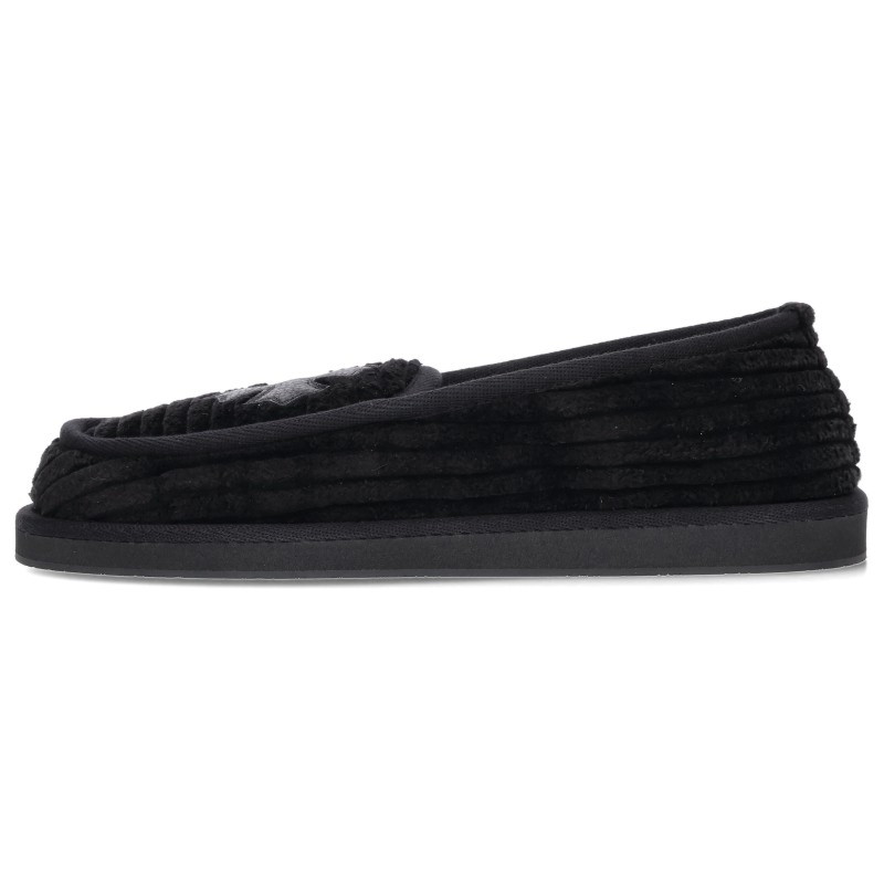 Chrome Hearts CHプラスレザーパッチムートンスリッポン SLIPPER