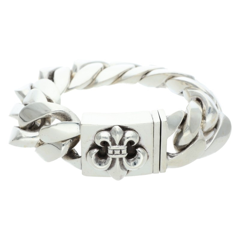Chrome Hearts シルバーブレスレット CLSC LRG3/BSフレアラージボックスID