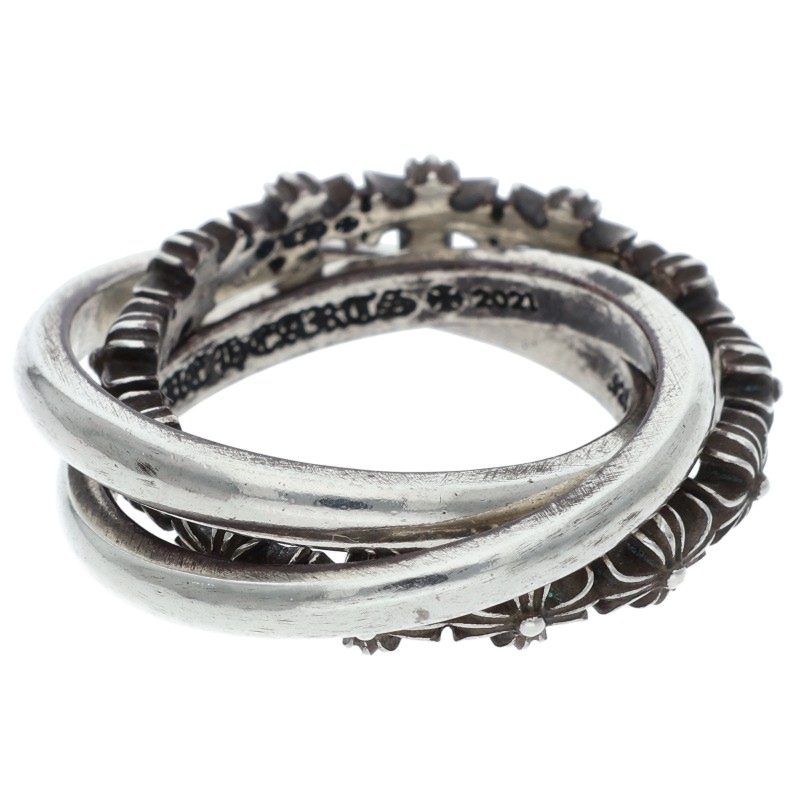 アクセサリー CHROME HEARTS TINY E CH PLS BAND - TRPL Chrome Hearts シルバーリング TINY E CH PLS BAND TRPL – クロム