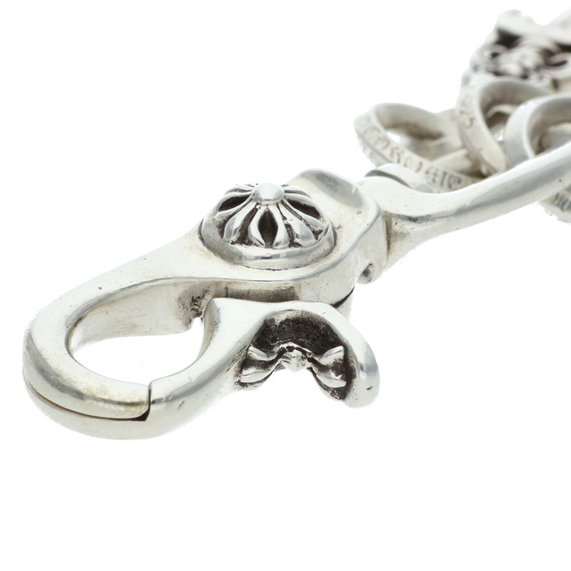 クロムハーツ クラシック クリップ キーチェーン シルバー CHROME HEARTS キーリング ショート クラシックチェーン2リンク 925