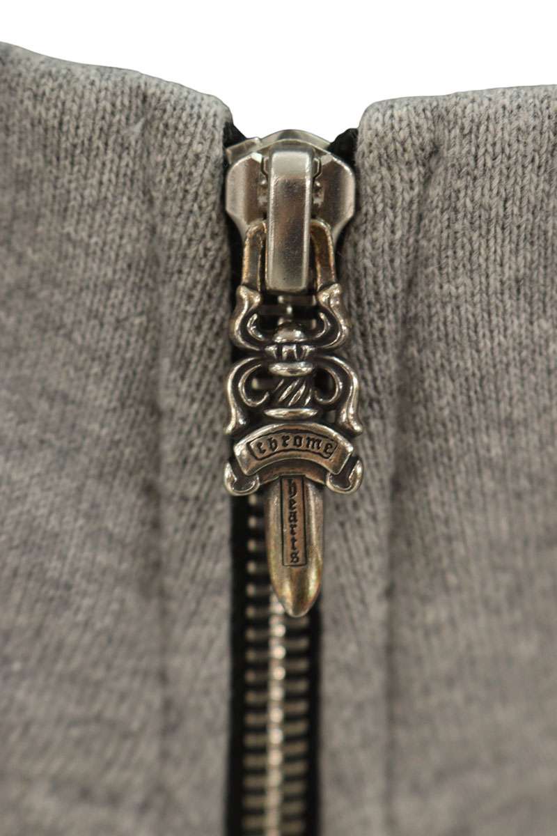 Chrome Hearts クロスパッチハーフジップスウェット GYN U PAPER JAM 1/2 ZP PLVR