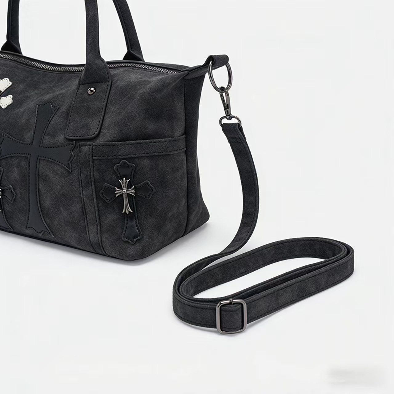 V系 バッグ メンズ モード系 ミニバッグ オラオラ系 ショルダーバッグ PUレザー 十字架 クロス 派手 alcw ミリタリーバッグ 変形 BAG ユニセックス 男 鞄 個性的 お兄系 ヴィジュアル系 ファッション 衣装 ホスト スーツ レディース おしゃれ オシャレ