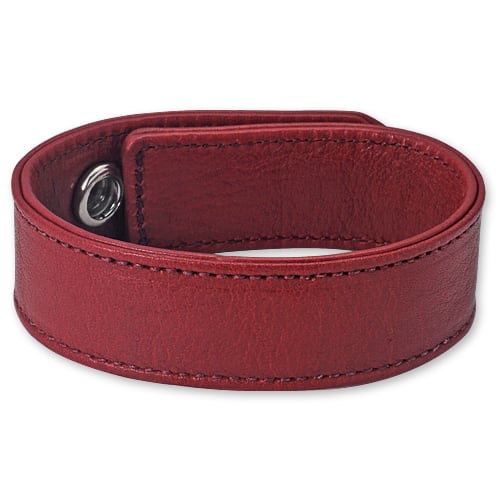 【CHROME HEARTS　クロムハーツ　Bracelet　ブレスレット】3ボタン2スナップレザーブレスレット