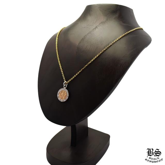 CHROME HEARTS クロムハーツ エンジェルメダルチャームV2 ホワイト
