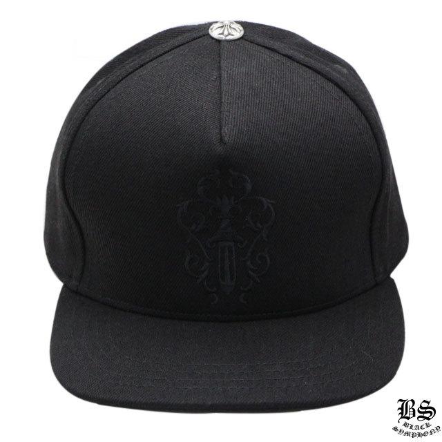 クロムハーツ ベースボールデニムキャップ ダガー ブラック