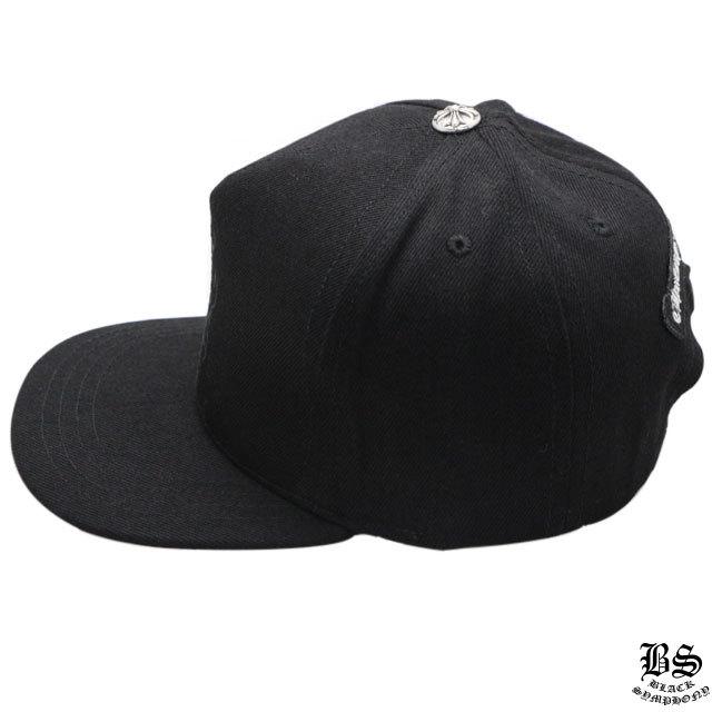 クロムハーツ ベースボールデニムキャップ ダガー ブラック