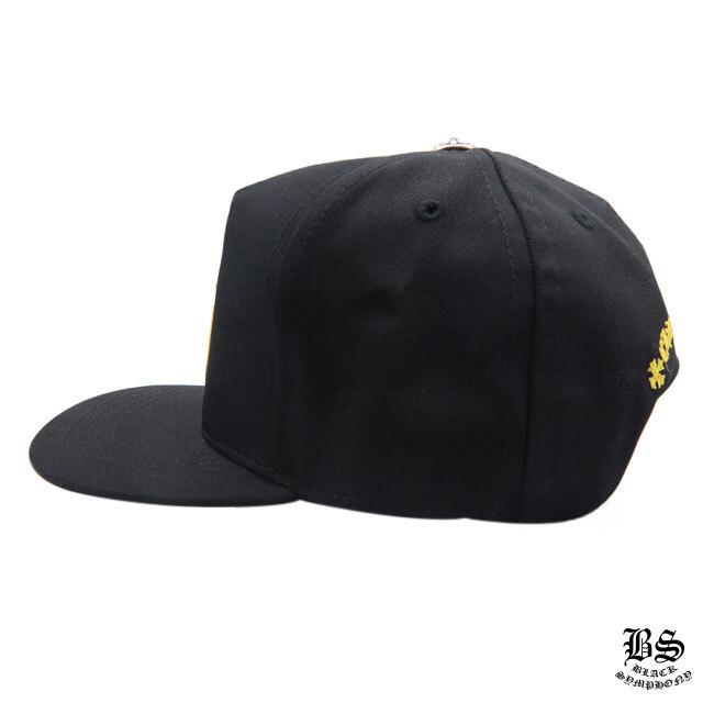 クロムハーツ ベースボールキャップ 5パネル CH ブラック