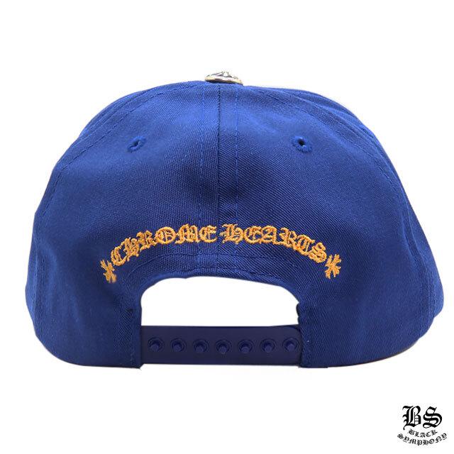 クロムハーツ ベースボールキャップ 5パネル CH ブルー