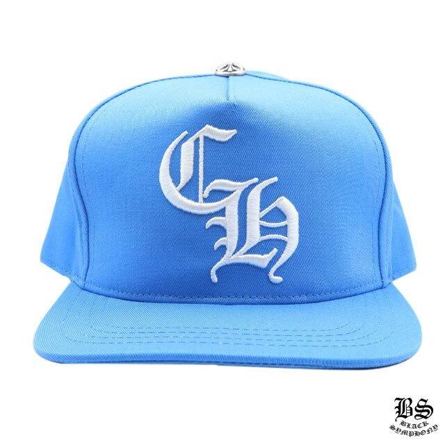 クロムハーツ ベースボールキャップ 5パネル CH ライトブルー