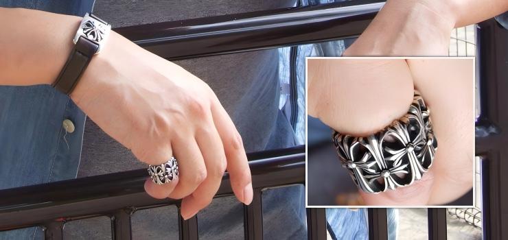 CHROME HEARTS クロムハーツ セメタリーリング｜925シルバー – クロム