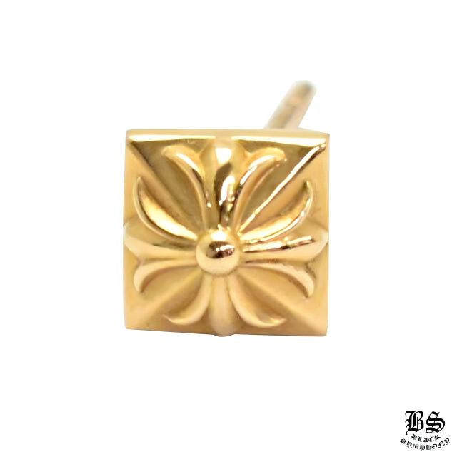 クロムハーツ CHプラスピラミッドスタッドピアス 22K