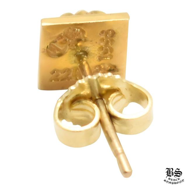 クロムハーツ CHプラスピラミッドスタッドピアス 22K
