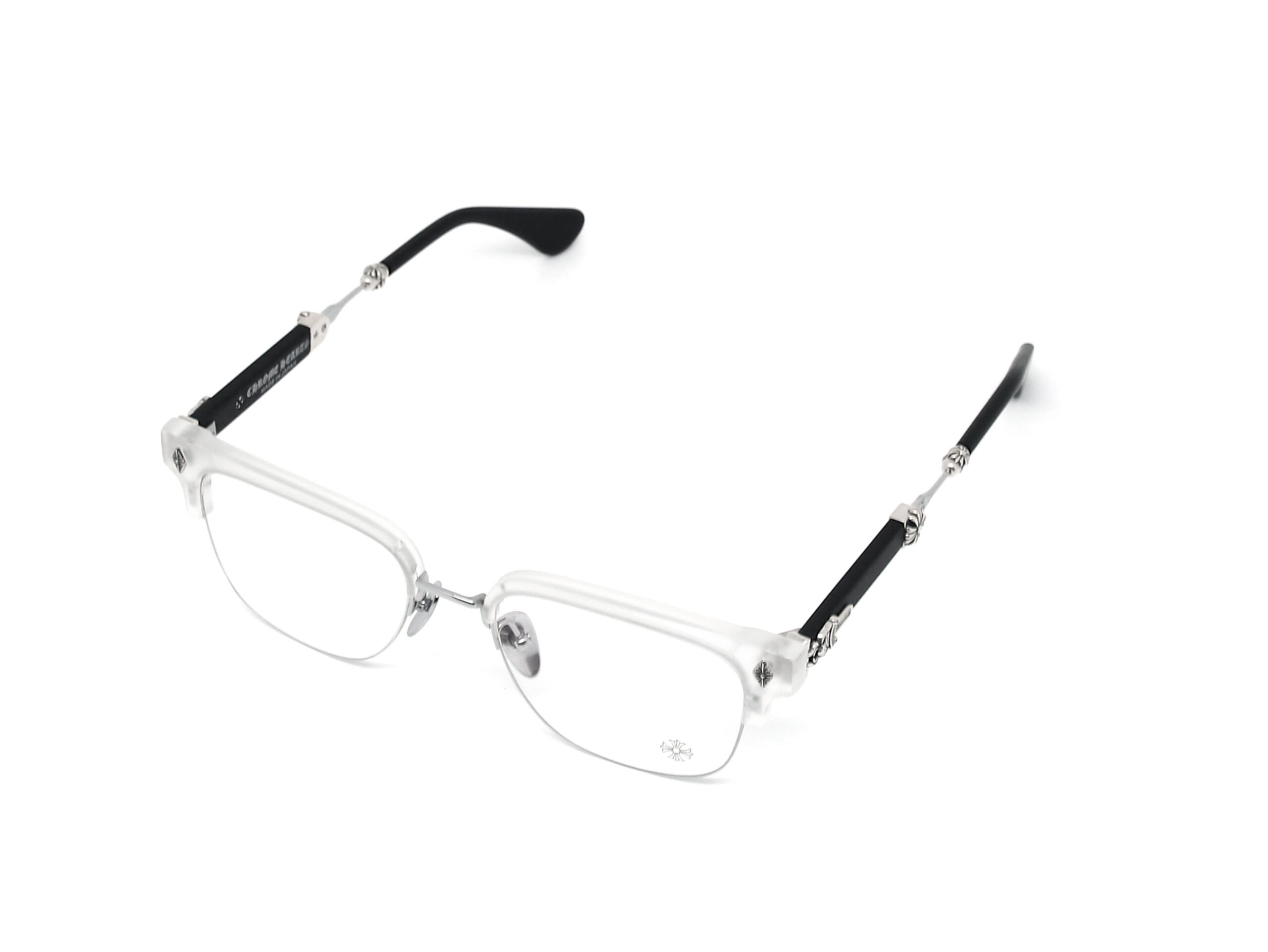 クロムハーツ メガネ度なし 伊達メガネ 眼鏡 メガネフレーム CHROME HEARTS レギュラーフィットウェリントン型 ユニセックス メンズ レディース 紫外線 UVカット ラッピング無料