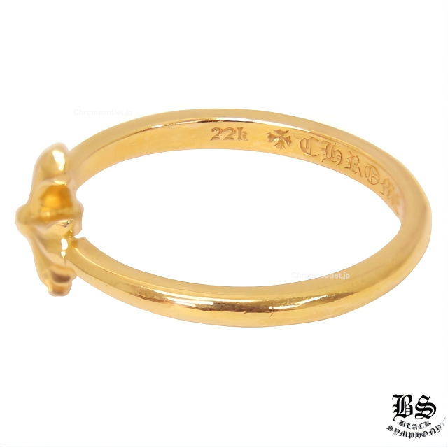 クロムハーツ バブルガムリングCHプラス22K