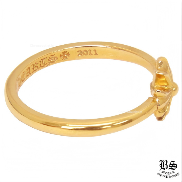 クロムハーツ バブルガムリングCHプラス22K