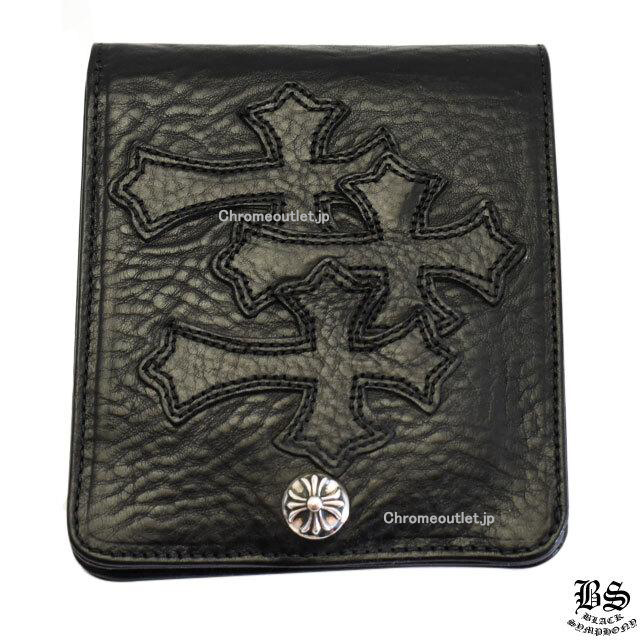 CHROME HEARTS クロムハーツ 1スナップ クロスボタン ウォレット 3