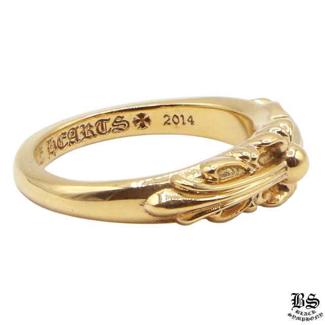 クロムハーツ 22Kベビークラシックフローラルクロスリング