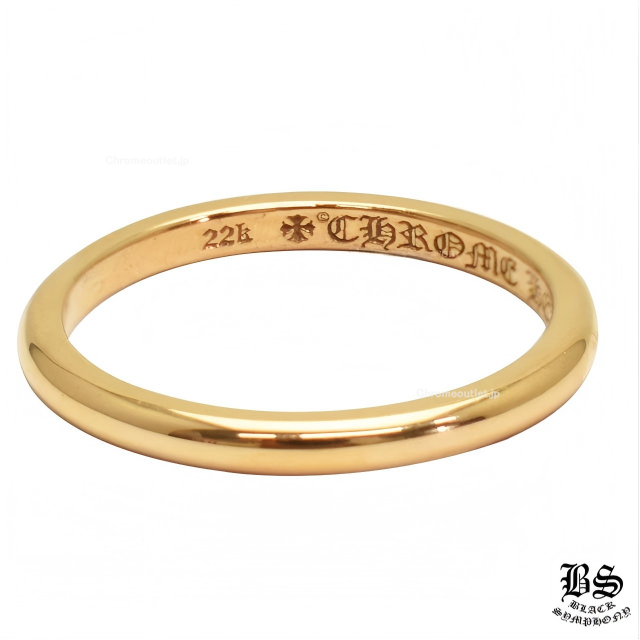 クロムハーツ バブルガムリング ウェディング 22K ペアリングセット